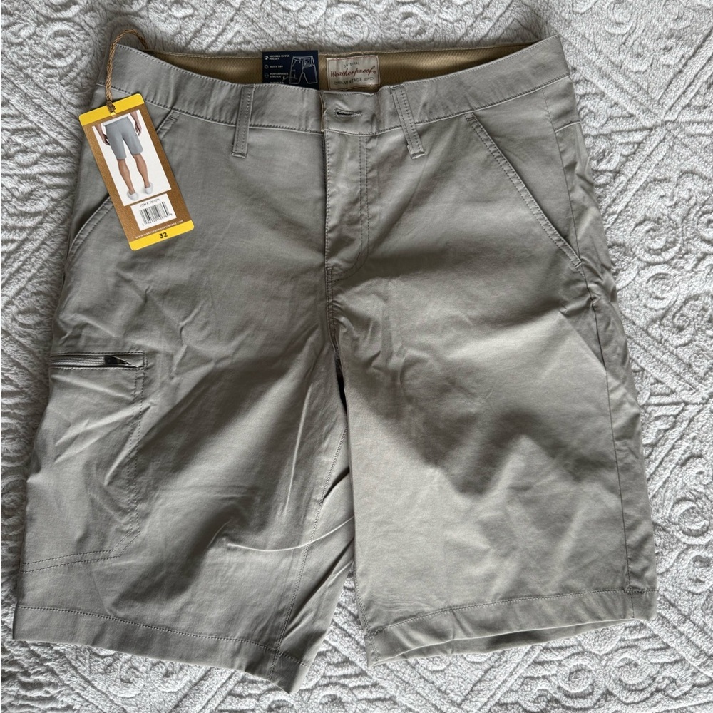Weatherproof Men's Gray Cargo Shorts